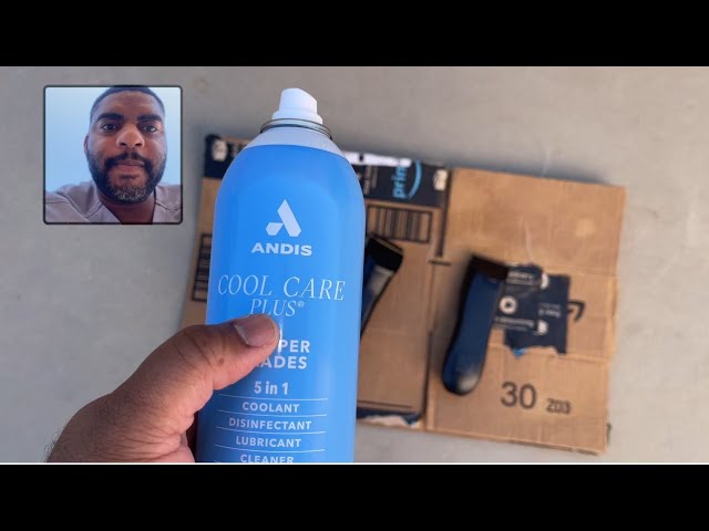 Andis Cool Care Hair Plus Clippers Cleaner 5 in 1 Demo