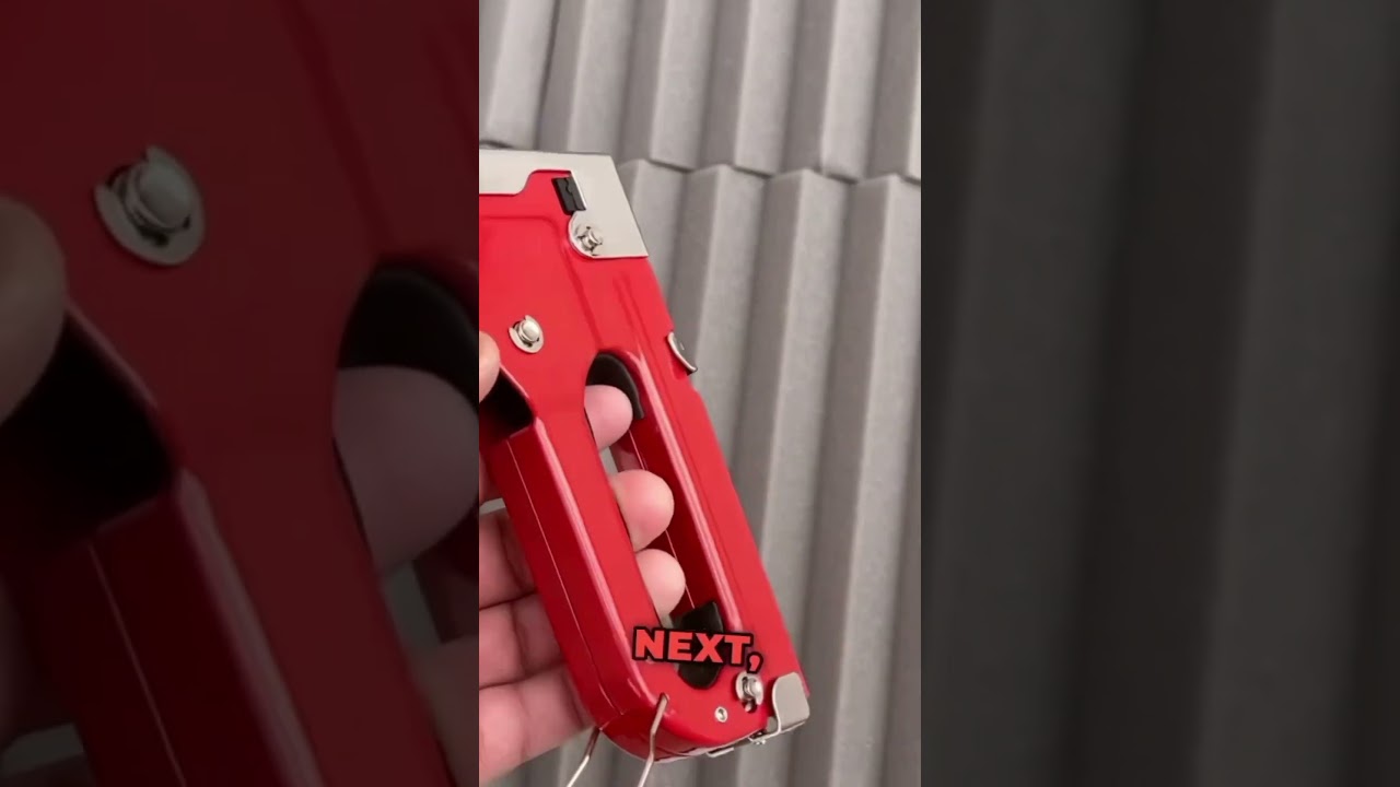 Dritz Heavy Duty Staple Gun Demo